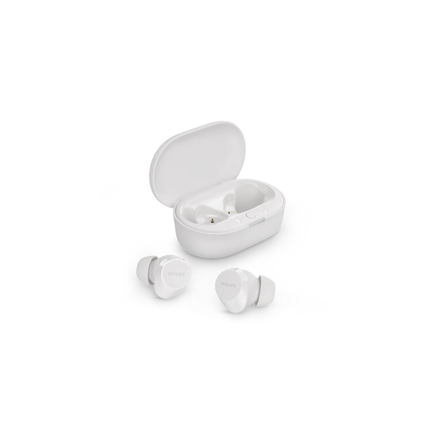 Philips True Wireless Headphones TAT1209BK/00 Up to 18 hours of play time with the case IPX4 splash and sweat resistant Black