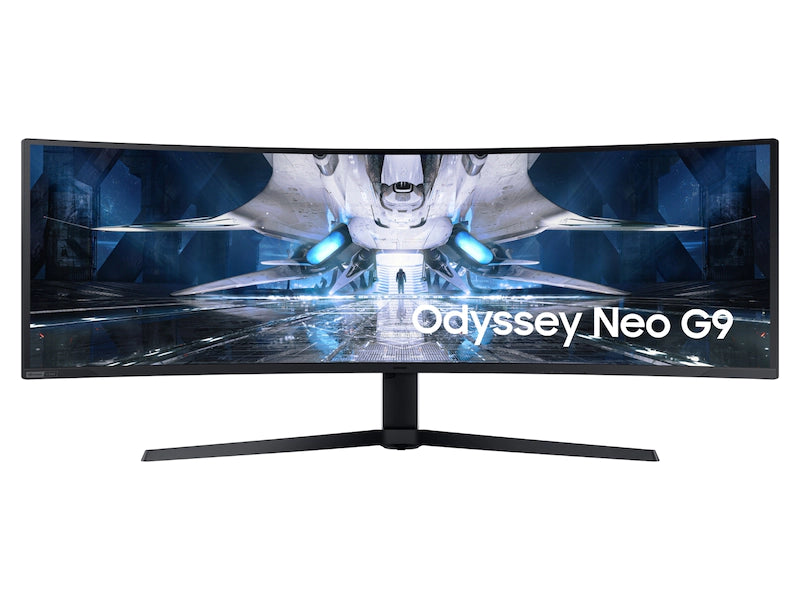 Samsung 49" Odyssey Neo G9 DQHD 240Hz 1ms G-Sync Compatible Quantum HDR2000 Curved Gaming Monitor LS49AG952NNXZA-Computerspace-computerspace