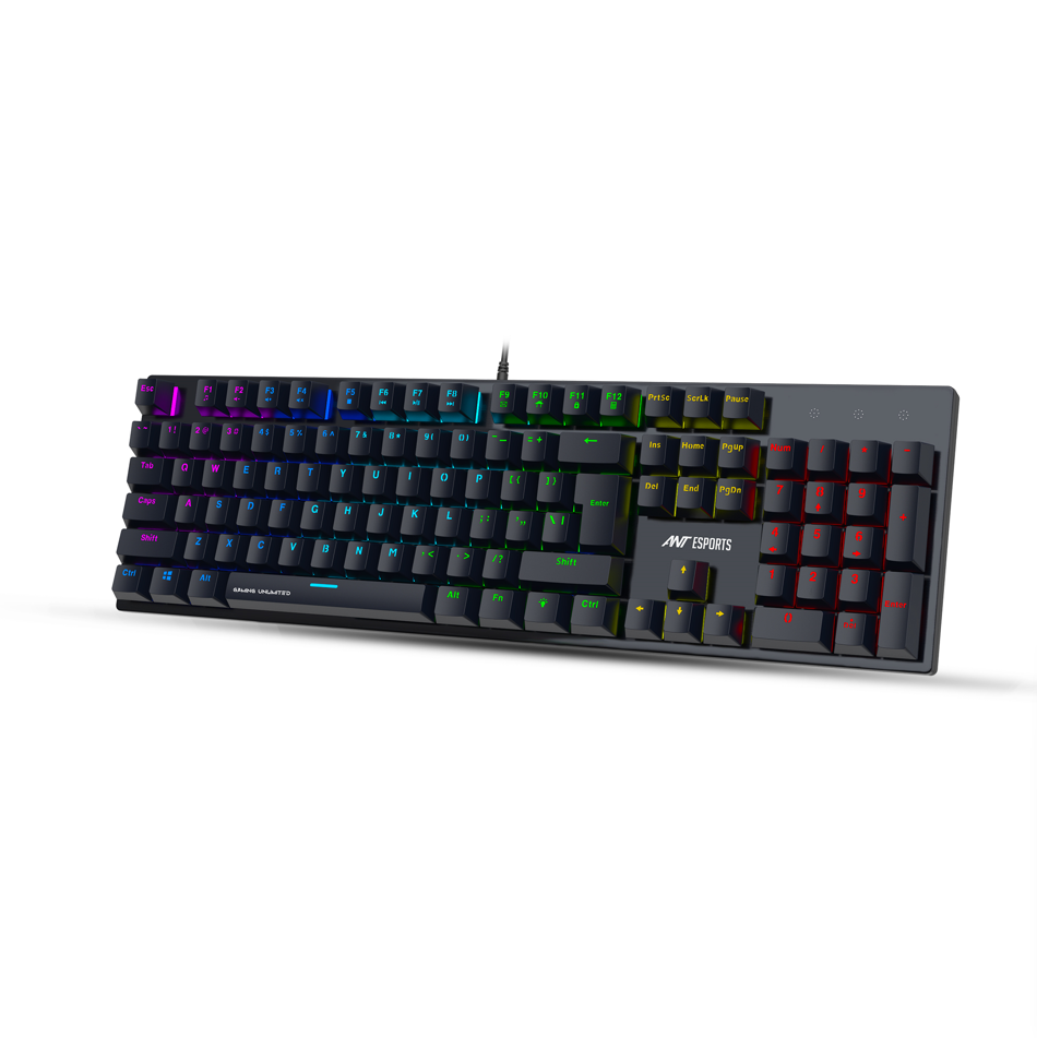 Ant Esports MK3400 Pro V3 Full Mechanical RGB Gaming Keyboard-Keyboards-antesports-computerspace