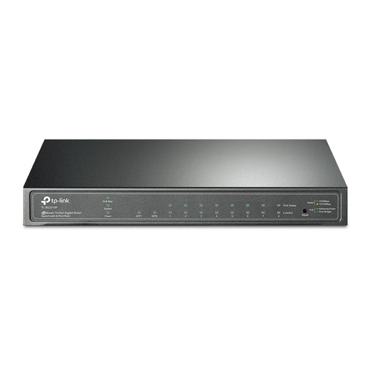 TP-Link PoE Switch TL-SG2210P 8-Port Giga Smart w/ 2 SFP (61W)