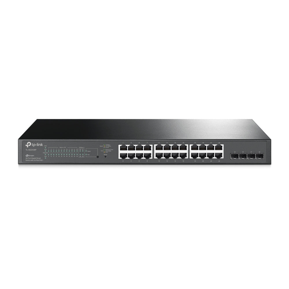 TP-Link PoE Switch TL-SG2428P 24-Port Giga Smart w/ 4 SFP (250W)