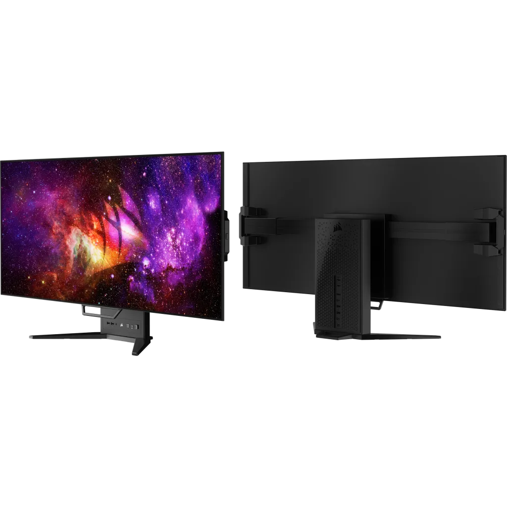 CORSAIR XENEON FLEX 45WQHD240 45-Inch Bendable Gaming Monitor, 3440 x 1440, 240Hz, 0.03ms GtG, HDR with 1000nit Peak Brightness, 1.5M:1 Contrast Ratio, 1.07 Billion Colors-Monitor-Corsair-computerspace