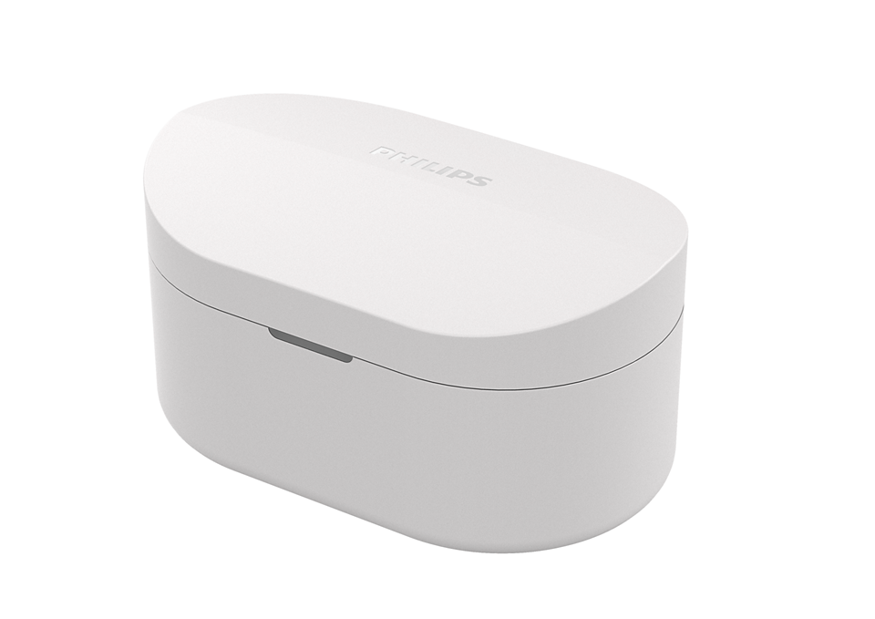 Philips True Wireless Headphones TAT1108/00 AI mic Custom 6 mm drivers Up to 15 hours play time with the case