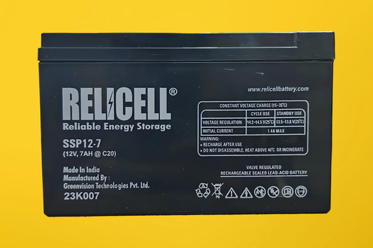 RELICELL 12V, 7Ah Battery for UPS