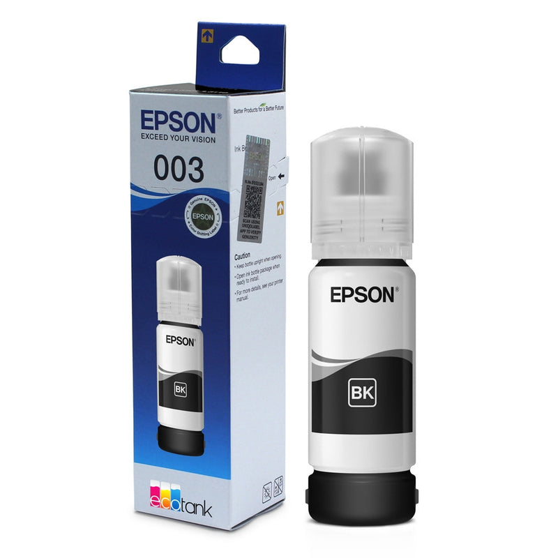 Epson 003 Black Ink Bottle 65ml | For L3110 L3150 L3250 L5190 Series Printers