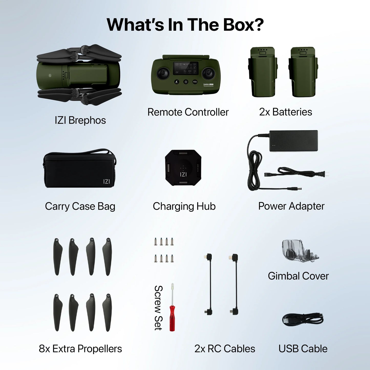 IZI Brephos Micro Drone – 4K60fps Professional Drone with 1” CMOS 48MP Camera, NightSight Ultra, 6X Zoom, Omni Obstacle Avoidance, 24Km Range, HDR 2.0, 3-Axis Gimbal