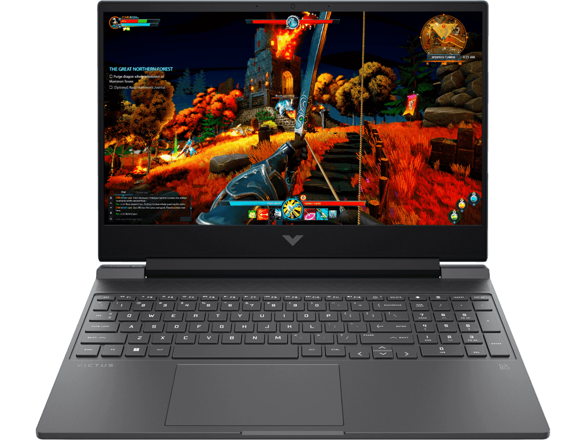 HP Victus AMD Ryzen 5-5600H 15.6 inches/39.6 cm FHD Gaming Laptop (8GB RAM/512GB SSD/GTX 1650 4GB Graphics/144Hz/9ms Response Time/Windows 11/MSO/Backlit KB/B&O), 15-fb0040AX-Laptops-HP-computerspace