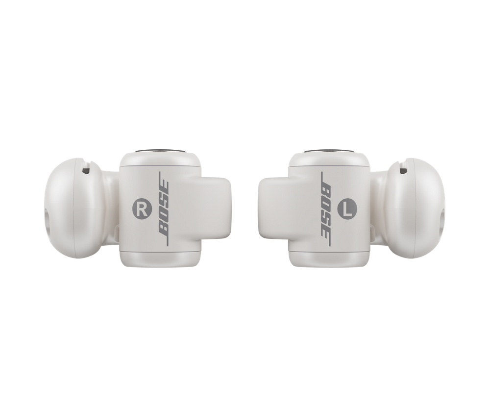 Bose New Ultra Open Earbuds with OpenAudio Technology, Open Ear Wireless Earbuds, Up to 48 Hours of Battery Life - White Smoke