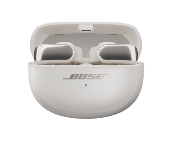 Bose New Ultra Open Earbuds with OpenAudio Technology, Open Ear Wireless Earbuds, Up to 48 Hours of Battery Life - White Smoke