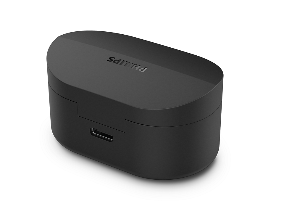 Philips True Wireless Headphones TAT1108/00 AI mic Custom 6 mm drivers Up to 15 hours play time with the case