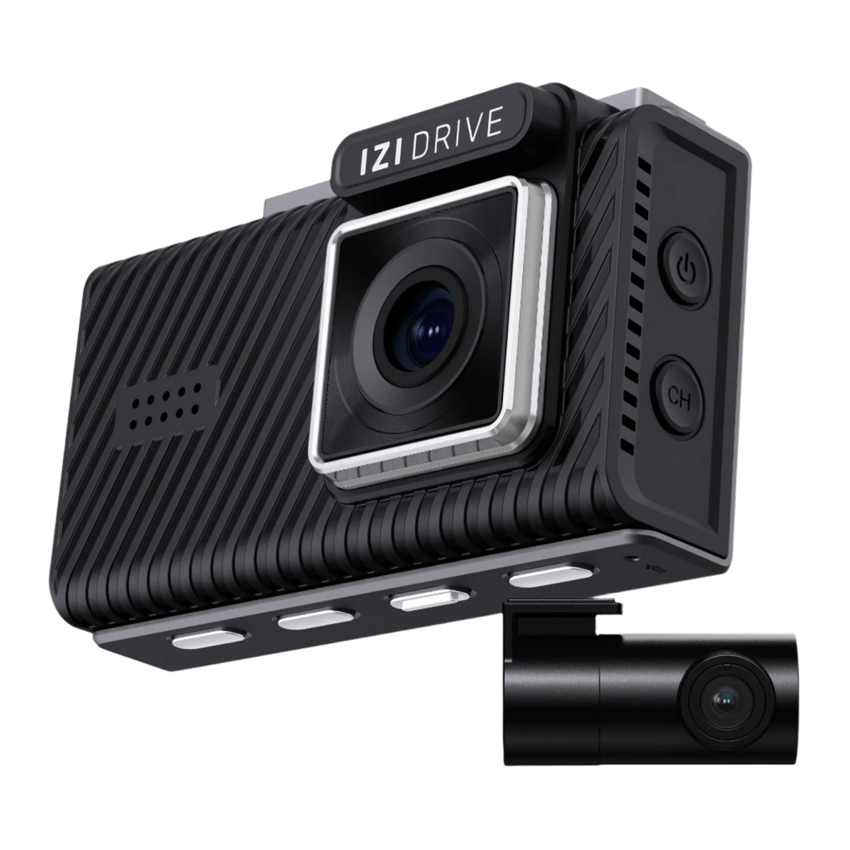 IZI DRIVE Plus 4K Dash Camera - Dual Channel, GPS, Night Vision