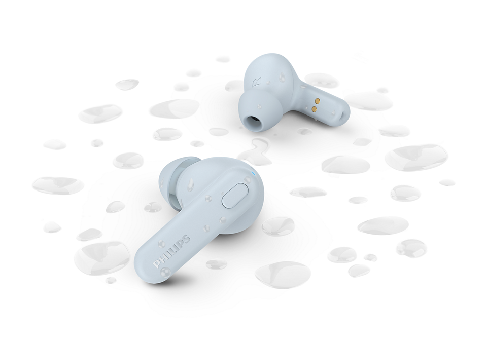 Philips True Wireless Headphones TAT1108/00 AI mic Custom 6 mm drivers Up to 15 hours play time with the case