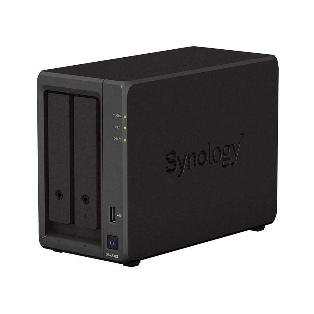 Synology DiskStation DS723+ Network Attached Storage Drive (Black)-Data Storage NAS-Synology-computerspace