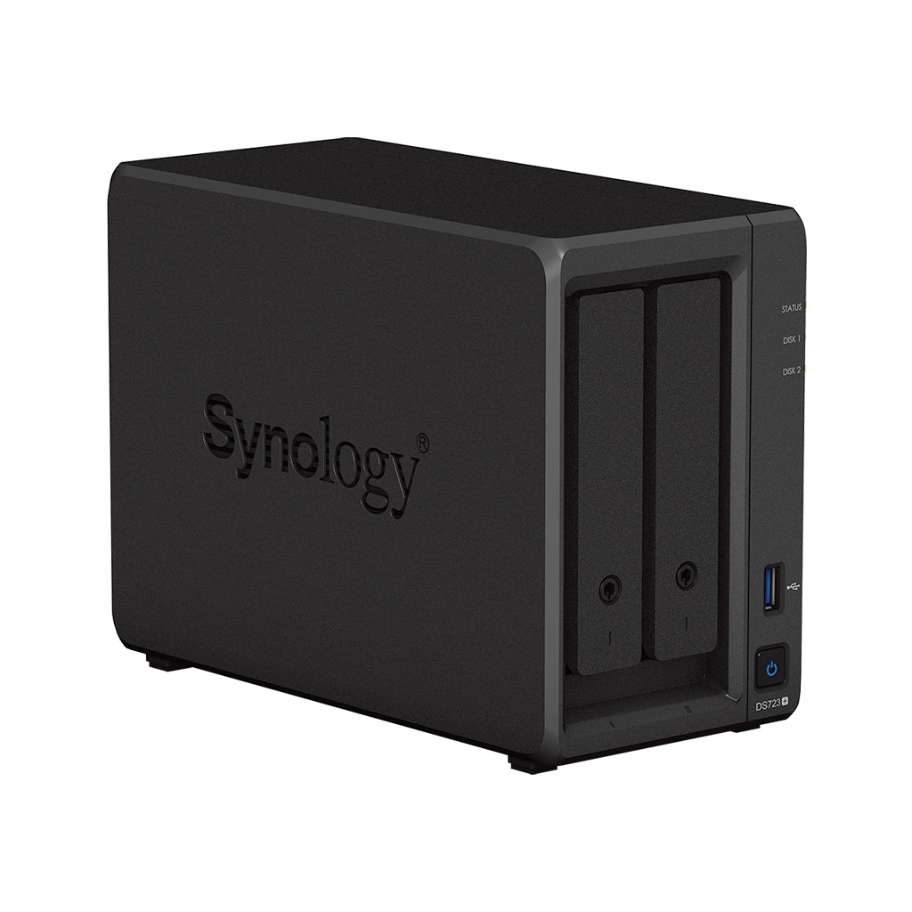 Synology DiskStation DS723+ Network Attached Storage Drive (Black)-Data Storage NAS-Synology-computerspace