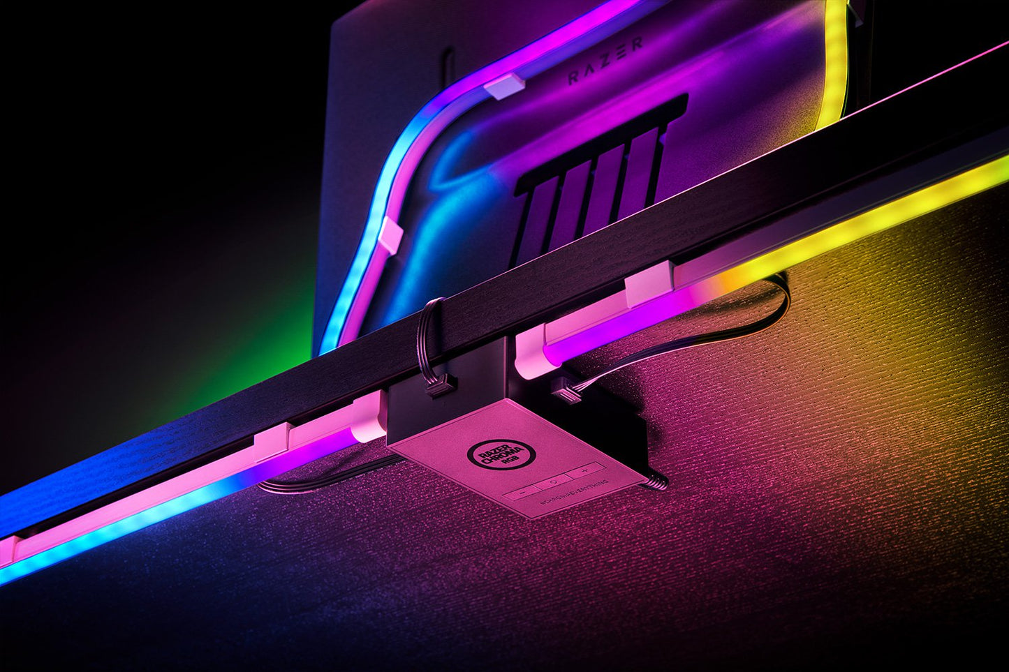 Razer Chroma Light Strip Expansion Kit flexible RGB LED strips with mounting brackets