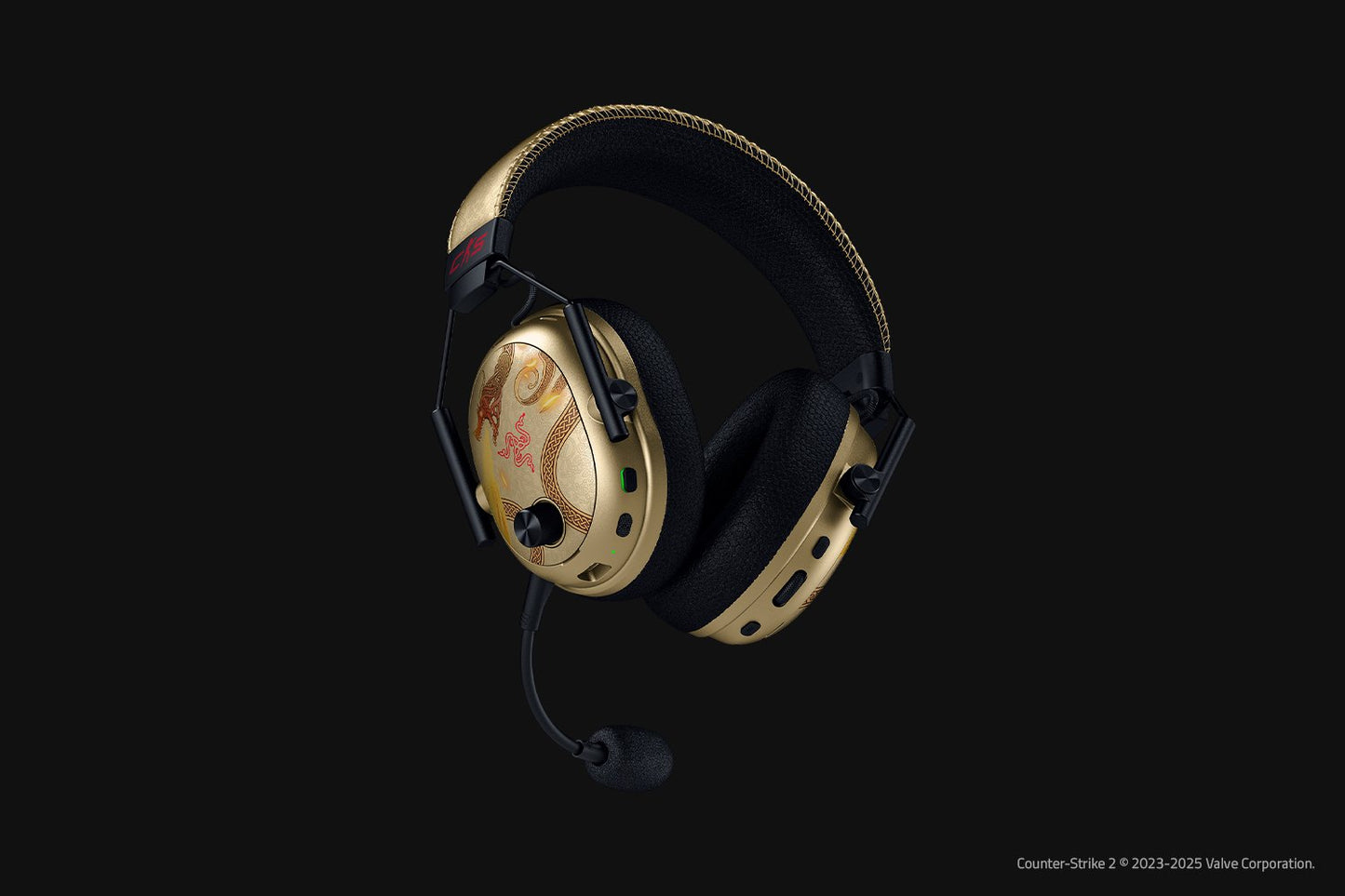 Razer BlackShark V3 Pro Counter-Strike 2 Edition wireless gaming headset, detail view