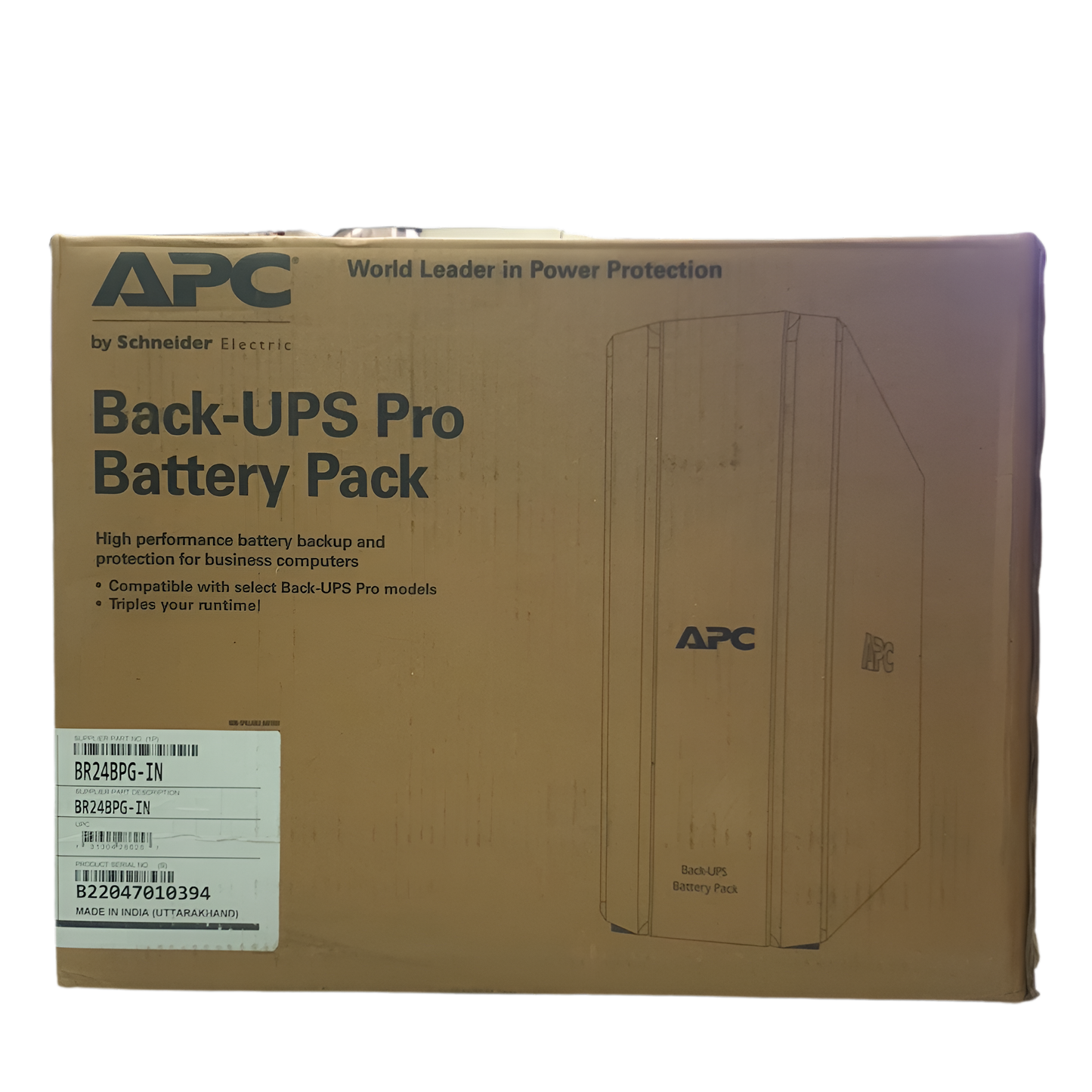 Apc Back-UPS Pro Battery Pack BR24BPG-IN-Battery Accessories-APC-computerspace