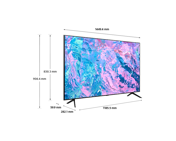 Samsung 1.63 m CU7700 Crystal 4K UHD Smart TV UA65CU7700KLXL