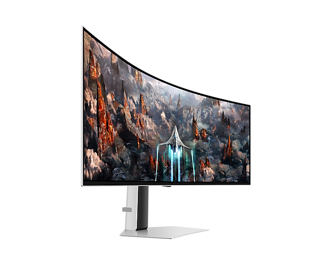 Samsung 49 inch (1.24 m) OLED G9 Gaming Monitor with 0.03ms GTG response time and 240Hz refresh screen - LS49CG950SWXXL
