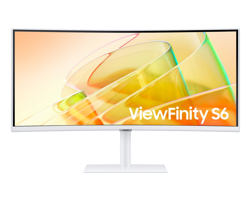 Samsung 34" 2K WQHD ViewFinity S6 Thunderbolt 4 HDR10 Speakers (LS34C650TAWXXL)