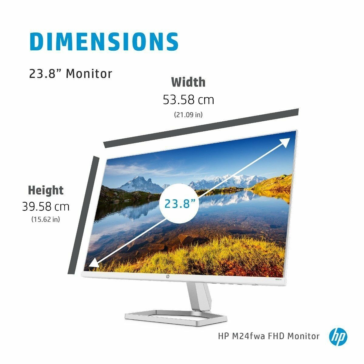 HP M24fwa 60.45 cm (23.8) FHD Monitor