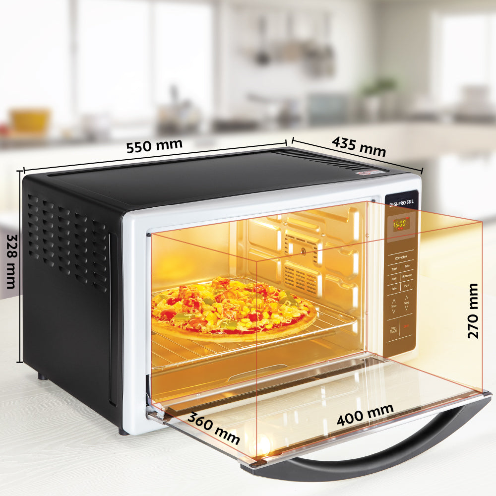 Borosil Digipro 38L Oven Toaster Griller (OTG)