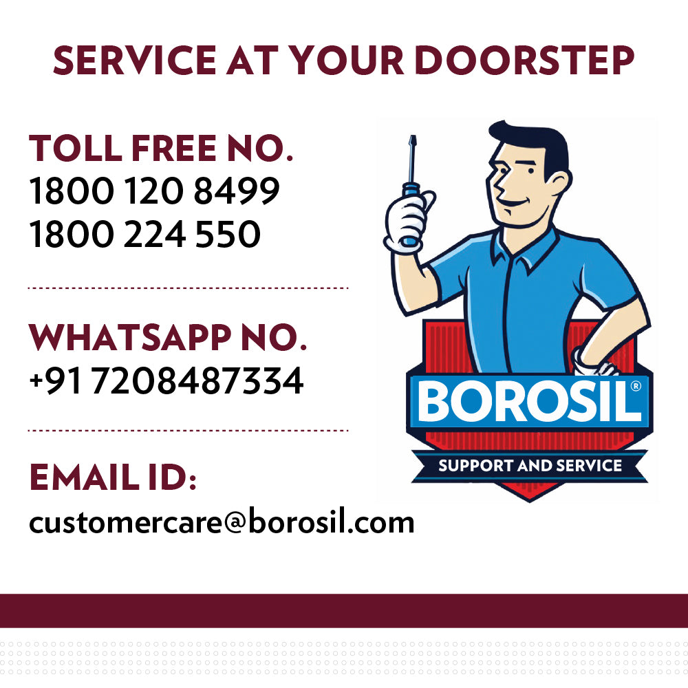 Borosil Krispy Pop-Up Toaster - 4 slice