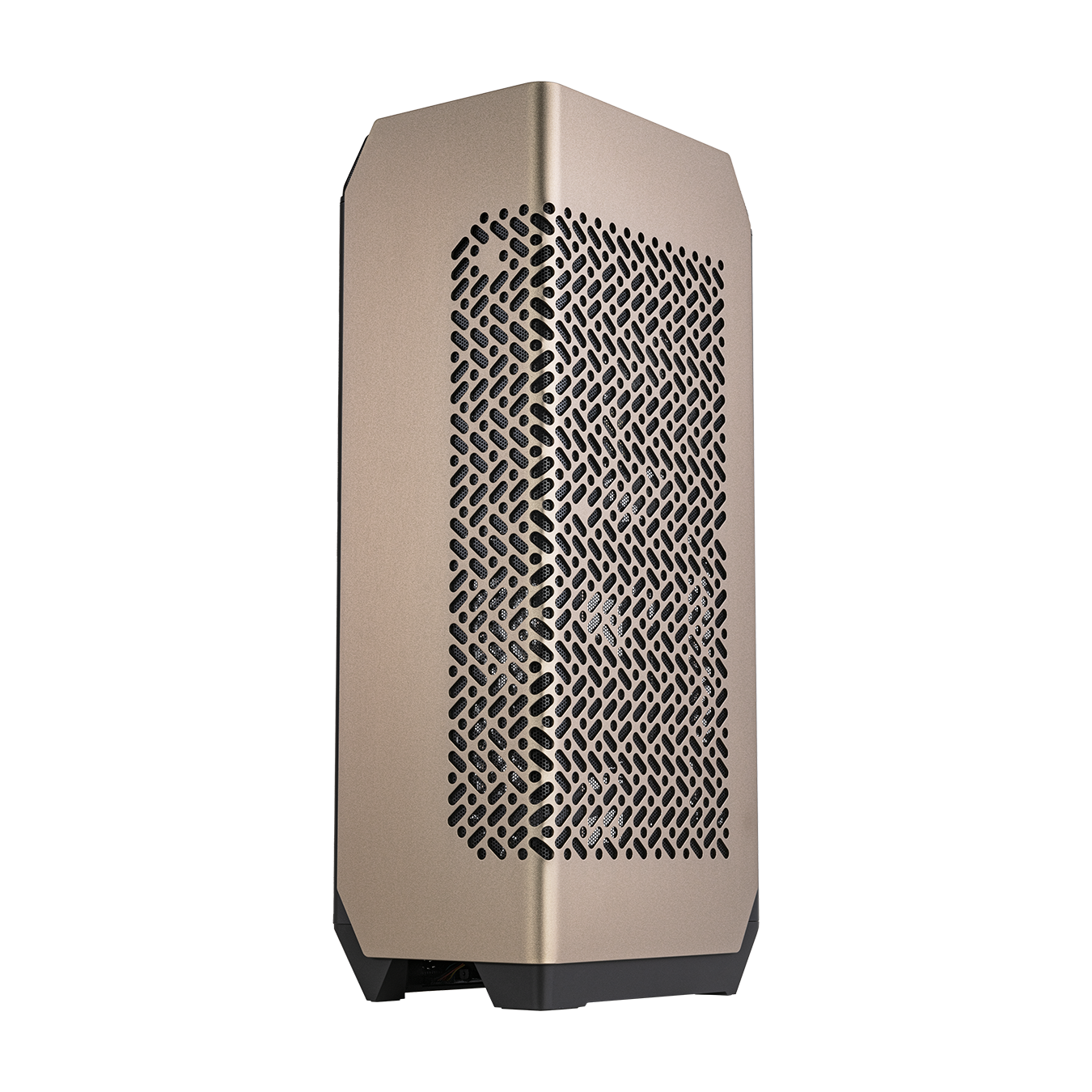 Cooler Master NCORE 100 MAX Bronze ITX SFF Tower Case, Custom 120mm AIO, 850W SFX Gold ATX3.0 PSU, 4 Slot GPU, Vertical Mount GPU, PCIe 4.0 Riser, Anodized Aluminum, USB Type C (NR100-ZNNN85-SL0)