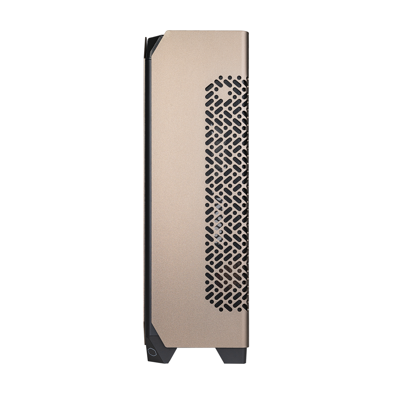 Cooler Master NCORE 100 MAX Bronze ITX SFF Tower Case, Custom 120mm AIO, 850W SFX Gold ATX3.0 PSU, 4 Slot GPU, Vertical Mount GPU, PCIe 4.0 Riser, Anodized Aluminum, USB Type C (NR100-ZNNN85-SL0)