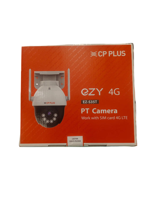 CP Plus EZY 4G PT Camera packaging on a store shelf