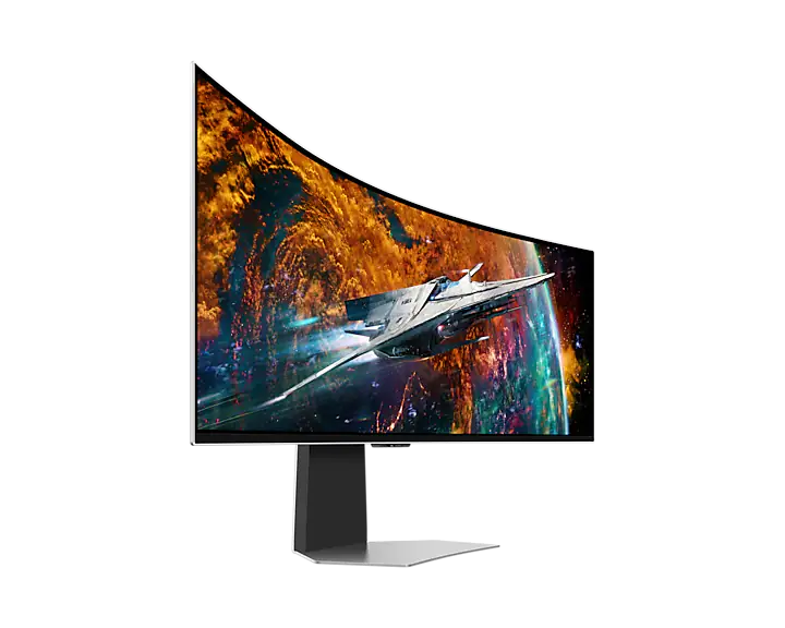 Samsung 49 inch (1.24 m) OLED G9 Gaming Monitor with Neo Quantum Processor 0.03ms GTG response time and 240Hz refresh screen - LS49CG950SWXXL
