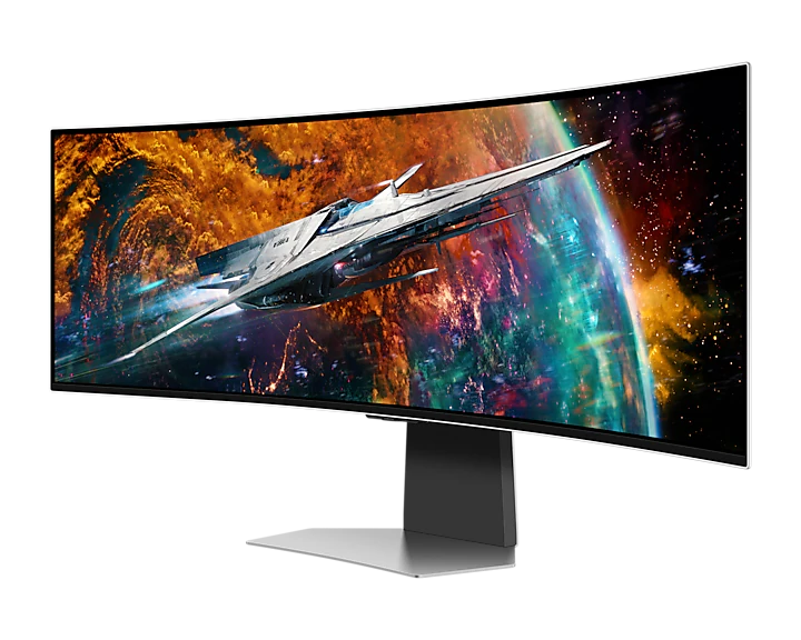 Samsung 49 inch (1.24 m) OLED G9 Gaming Monitor with Neo Quantum Processor 0.03ms GTG response time and 240Hz refresh screen - LS49CG950SWXXL