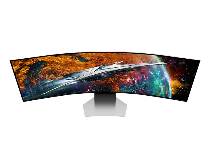 Samsung 49 inch (1.24 m) OLED G9 Gaming Monitor with Neo Quantum Processor 0.03ms GTG response time and 240Hz refresh screen - LS49CG950SWXXL