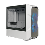 Cooler Master TD300 Mesh Computer Case White 280mm Radiator Support ARGB & PWM Hub Included High Airflow Case 2 x 120mm ARGB Fans Pre-Installed Gaming Case-Cabinet-Cooler Master-computerspace