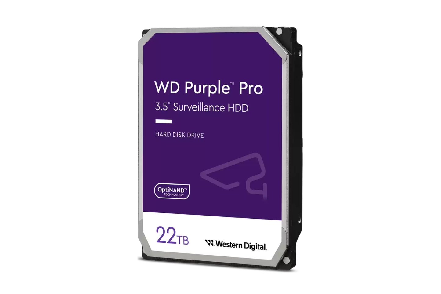 Western Digital 22TB WD Purple Pro Surveillance Internal Hard Drive HDD - SATA 6 Gb/s, 512 MB Cache, 3.5" - WD221PURP