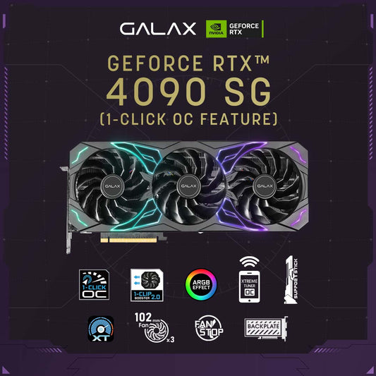 GALAX GeForce RTX 4090 SG 1-Click OC Graphics Card-GRAPHICS CARD-Galax-computerspace
