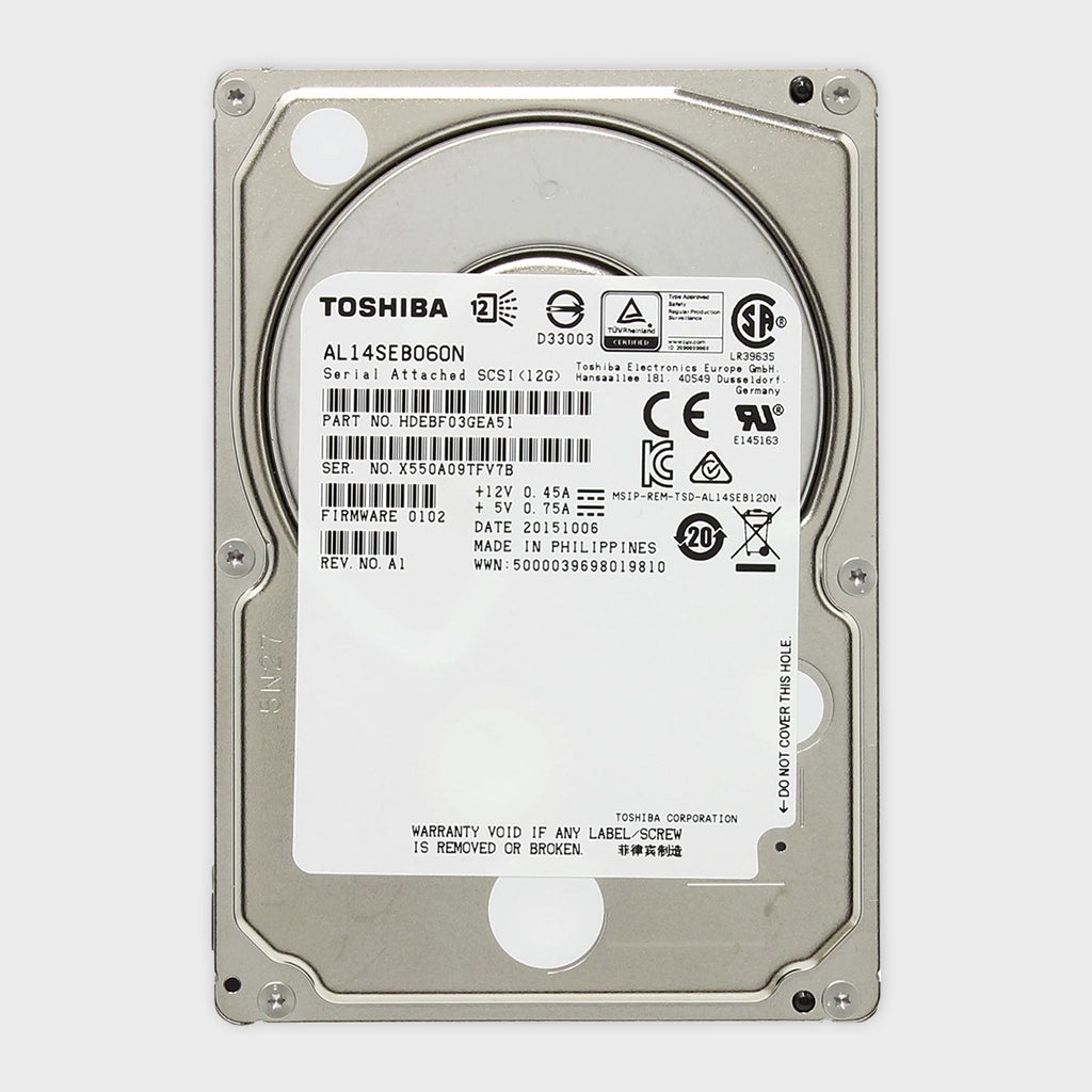 Toshiba AL14SEB060N 600GB Enterprise SAS Hard Drive