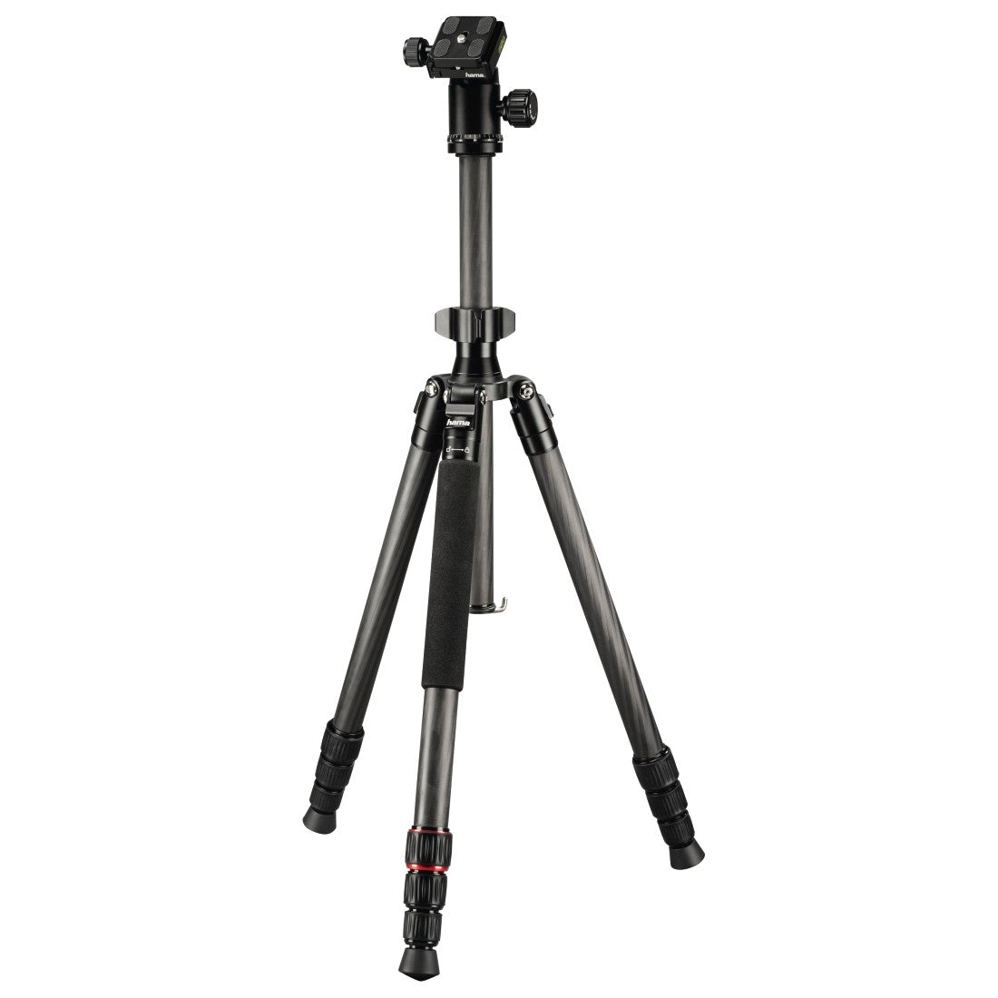 Ramble Duo Carbon Tripod, 160 Ball, with Smartphone Holder-Accessories-HAMA-computerspace