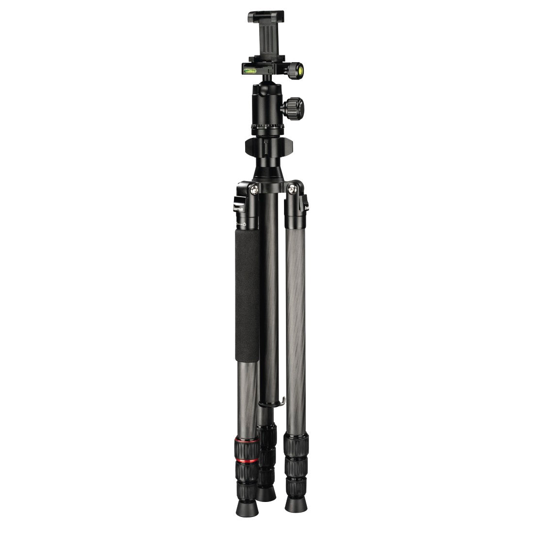 Ramble Duo Carbon Tripod, 160 Ball, with Smartphone Holder-Accessories-HAMA-computerspace