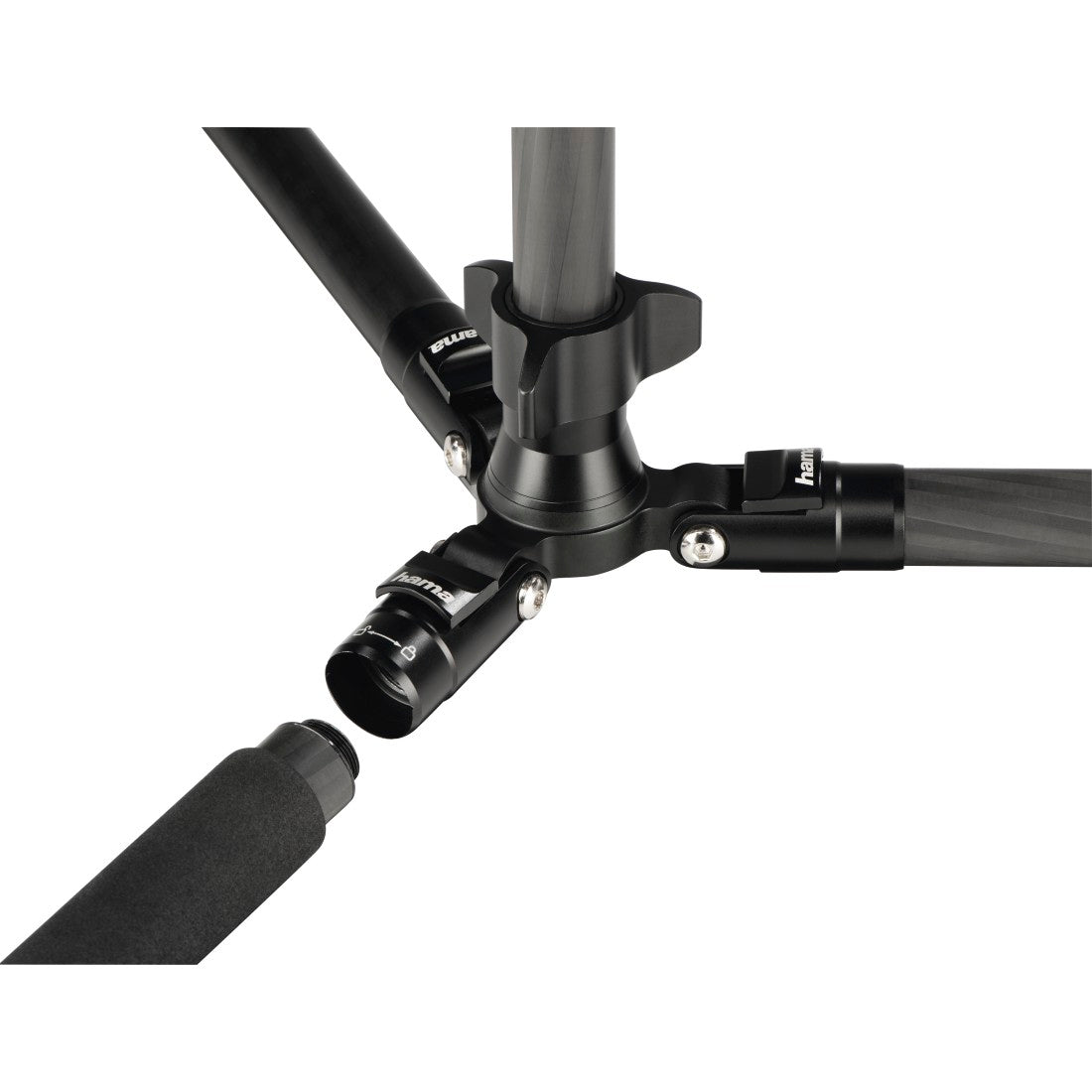 Ramble Duo Carbon Tripod, 160 Ball, with Smartphone Holder-Accessories-HAMA-computerspace