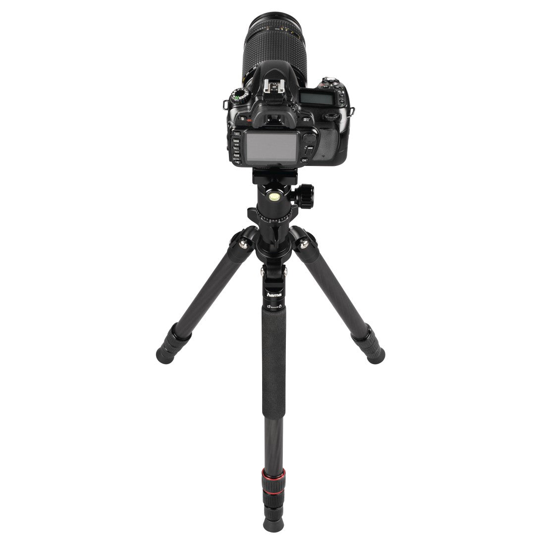 Ramble Duo Carbon Tripod, 160 Ball, with Smartphone Holder-Accessories-HAMA-computerspace