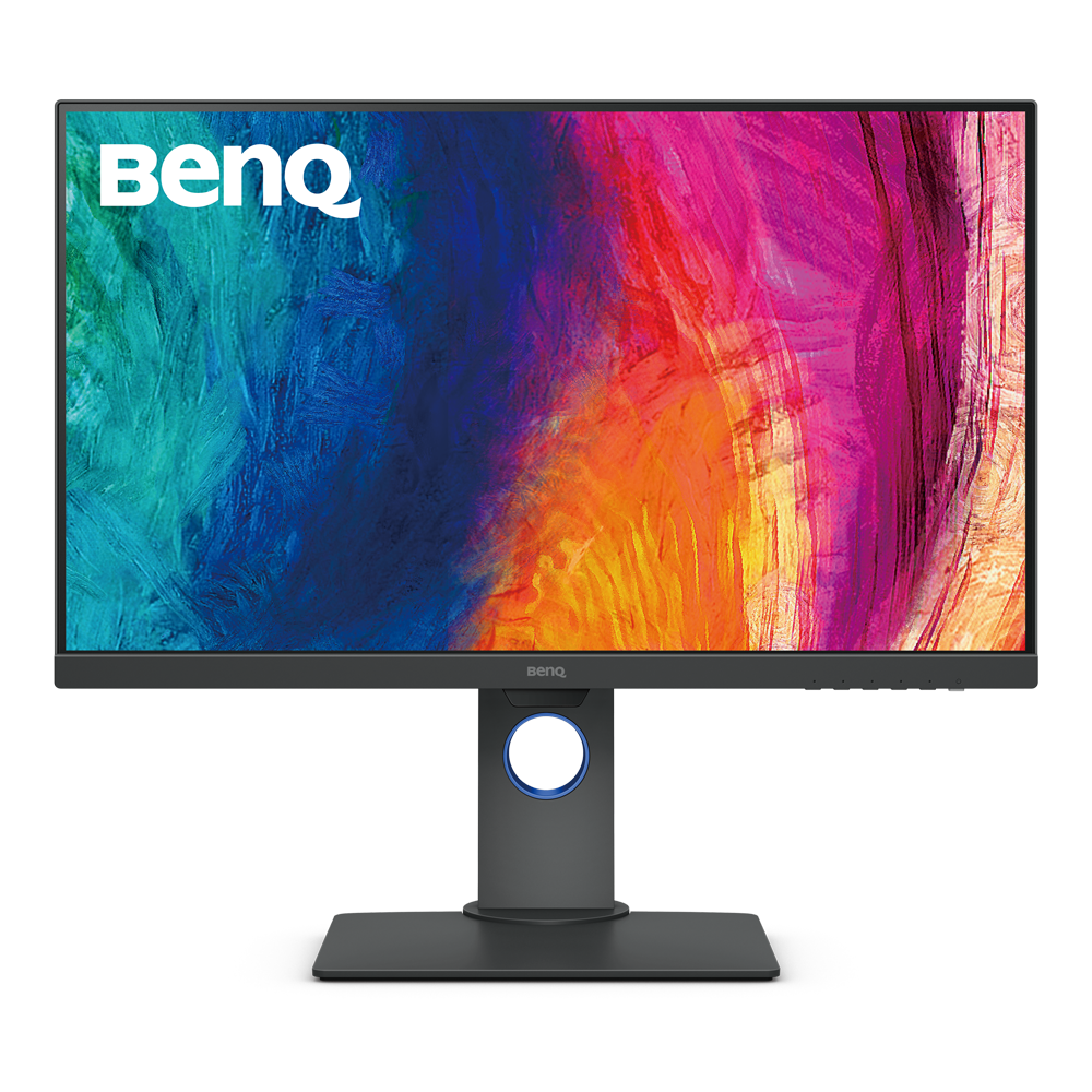 BenQ PD2705Q 27"(68.58 cm) LCD 2560 x 1440 Pixels 2K Monitor for Designers 2560x1440 QHD IPS AQCOLOR, Rec. 709, sRGB; USB-C, KVM, Display Pilot, ICCsync, DualView, Eye-Care, Anti-Glare, Drak Grey-Computerspace-computerspace
