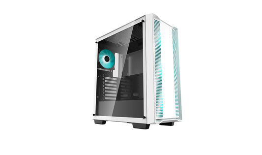 Deepcool CC560 WH Mid Tower four pre-installed LED fans Cabinet-Cabinets-Deepcool-computerspace