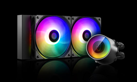 Deepcool CPU Liquid Cooler CASTLE 240 RGB V2 Anti leak Technology