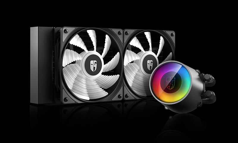 Deepcool CPU Liquid Cooler CASTLE 240 RGB V2 Anti leak Technology