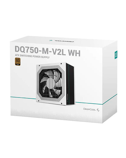 Deepcool 750W Gold PSU DQ750-M-V2L-Power Supply-Deepcool-White-computerspace