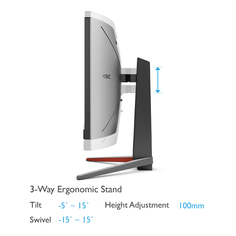 BenQ MOBIUZ 1ms 144Hz 34 inch Ultrawide Curved Gaming Monitor | EX3415R-Monitor-BenQ-computerspace