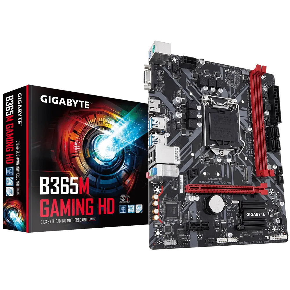 Gigabyte B365M GAMING HD Motherboard-Motherboard-GIGABYTE-computerspace