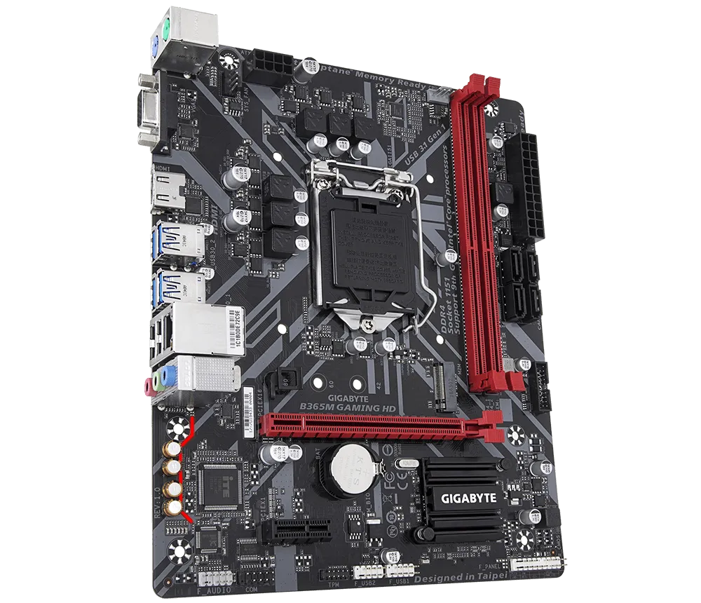 Gigabyte B365M GAMING HD Motherboard-Motherboard-GIGABYTE-computerspace