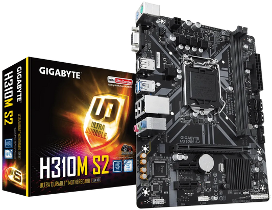 Gigabyte Intel Socket 1151 H310M S2 Motherboard-MOTHERBOARD-GIGABYTE-computerspace